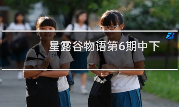 星露谷物语第6期中下