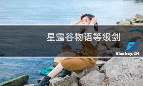 星露谷物语等级剑