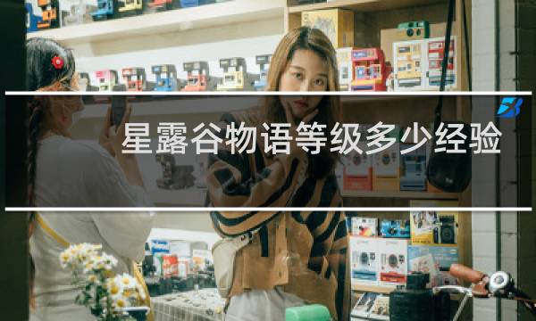 星露谷物语等级多少经验