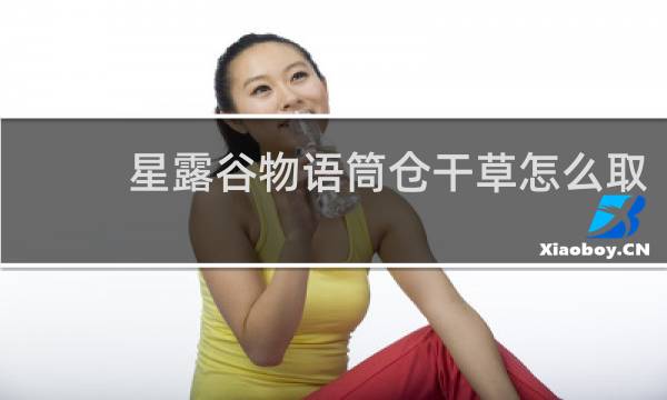 星露谷物语筒仓干草怎么取