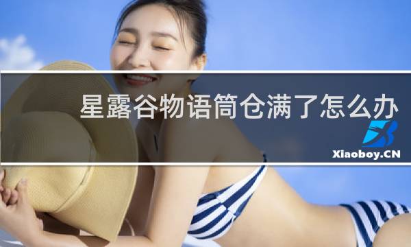 星露谷物语筒仓满了怎么办