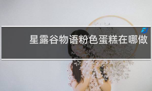 星露谷物语粉色蛋糕在哪做