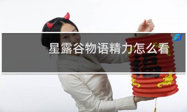 星露谷物语精力怎么看