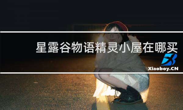 星露谷物语精灵小屋在哪买