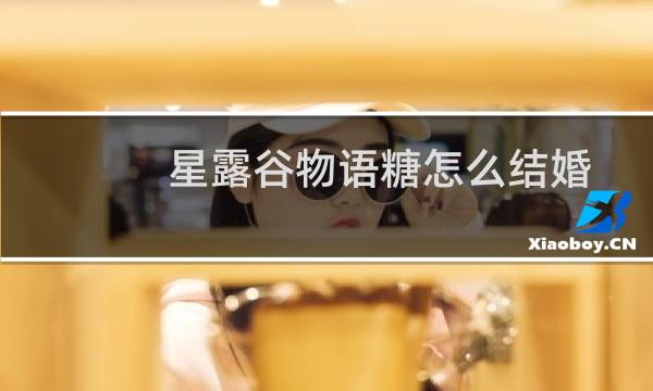 星露谷物语糖怎么结婚