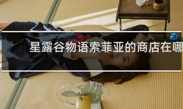 星露谷物语索菲亚的商店在哪