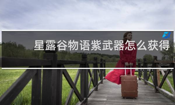 星露谷物语紫武器怎么获得