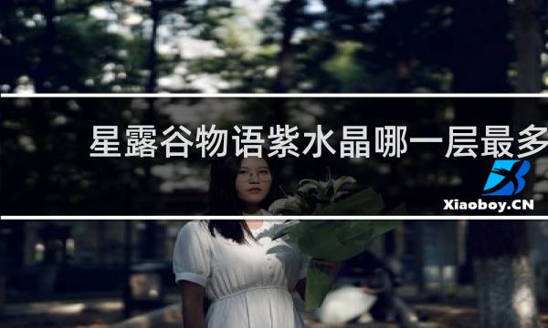 星露谷物语紫水晶哪一层最多