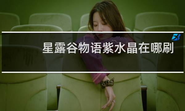 星露谷物语紫水晶在哪刷