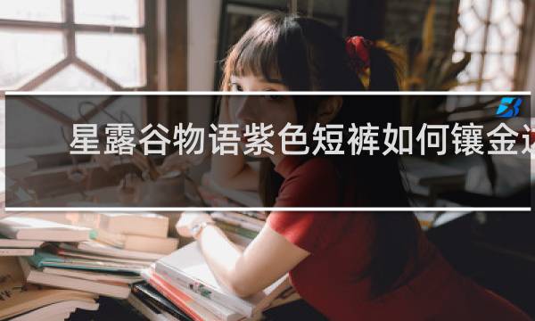 星露谷物语紫色短裤如何镶金边