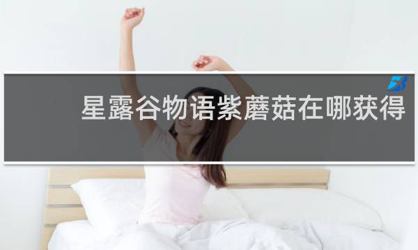 星露谷物语紫蘑菇在哪获得