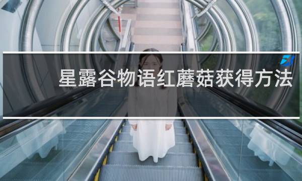 星露谷物语红蘑菇获得方法