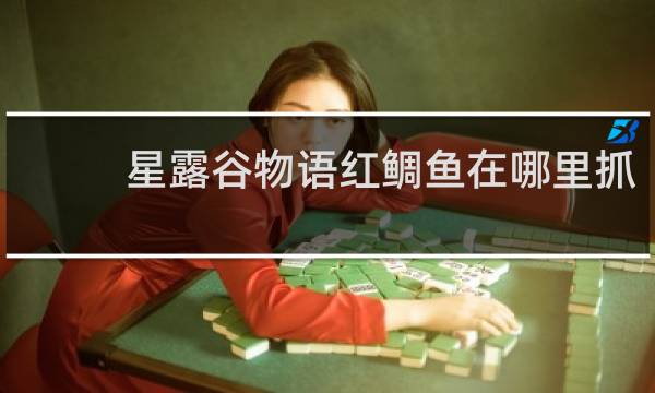 星露谷物语红鲷鱼在哪里抓