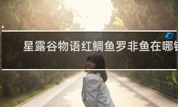 星露谷物语红鲷鱼罗非鱼在哪钓
