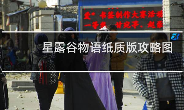 星露谷物语纸质版攻略图