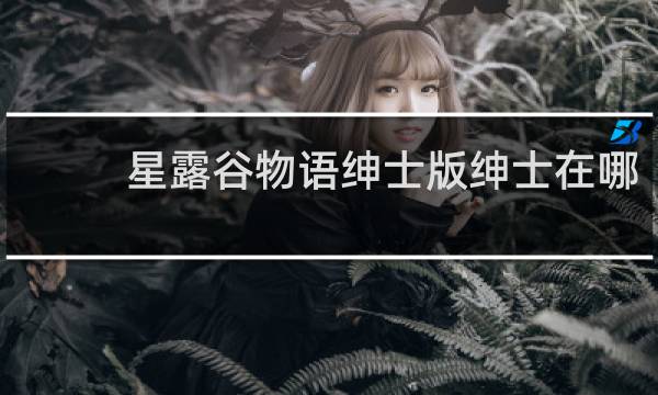 星露谷物语绅士版绅士在哪