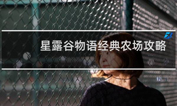 星露谷物语经典农场攻略