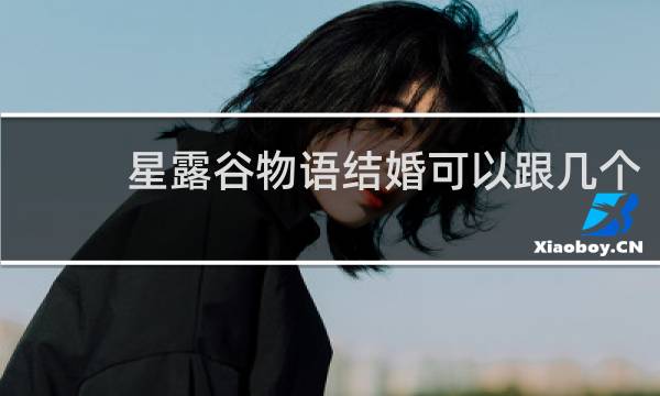 星露谷物语结婚可以跟几个