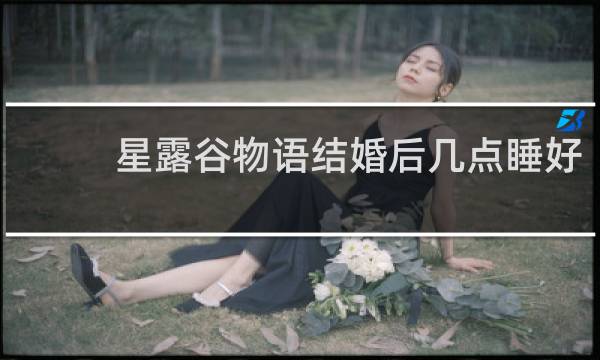 星露谷物语结婚后几点睡好