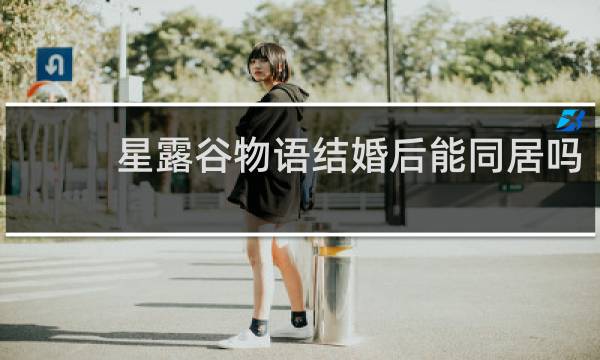 星露谷物语结婚后能同居吗
