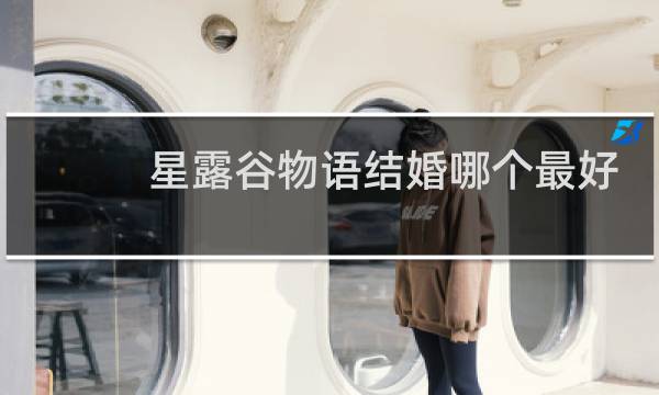 星露谷物语结婚哪个最好