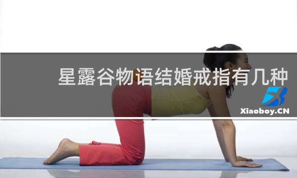 星露谷物语结婚戒指有几种