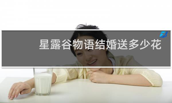 星露谷物语结婚送多少花