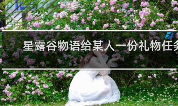 星露谷物语给某人一份礼物任务