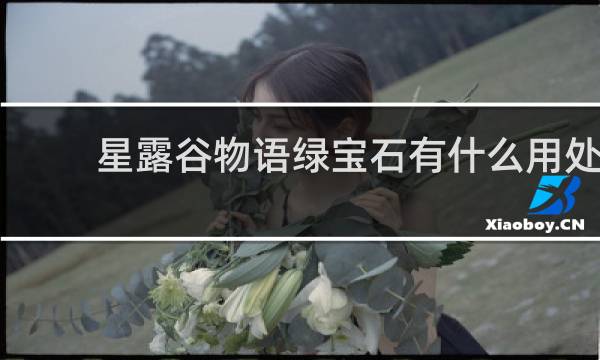 星露谷物语绿宝石有什么用处