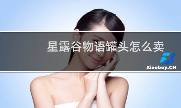 星露谷物语罐头怎么卖