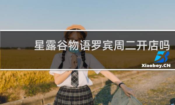 星露谷物语罗宾周二开店吗