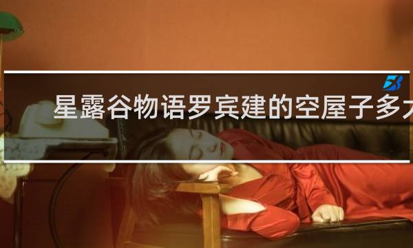 星露谷物语罗宾建的空屋子多大