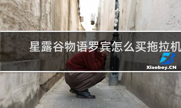 星露谷物语罗宾怎么买拖拉机