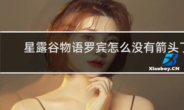 星露谷物语罗宾怎么没有箭头了