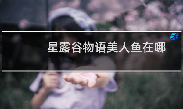 星露谷物语美人鱼在哪