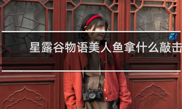 星露谷物语美人鱼拿什么敲击