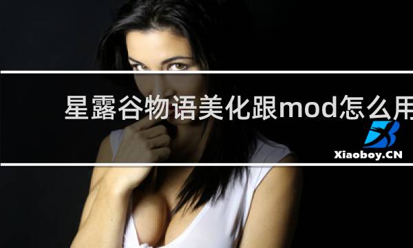 星露谷物语美化跟mod怎么用