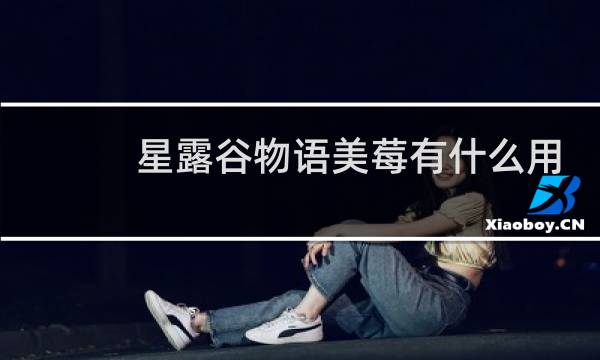 星露谷物语美莓有什么用