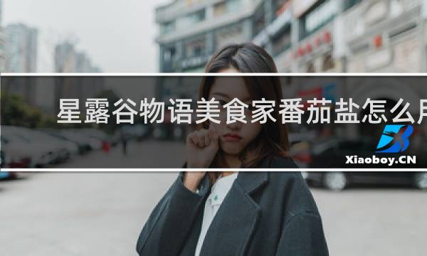 星露谷物语美食家番茄盐怎么用