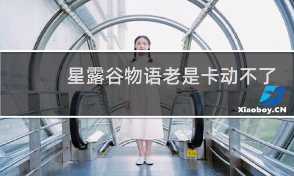 星露谷物语老是卡动不了