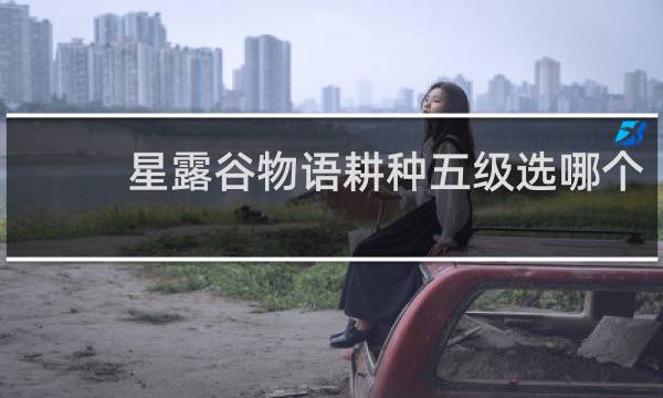 星露谷物语耕种五级选哪个