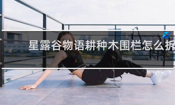 星露谷物语耕种木围栏怎么拆