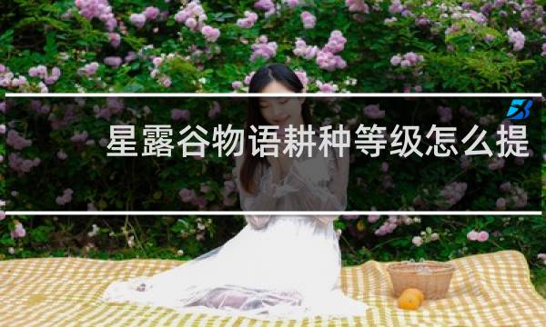 星露谷物语耕种等级怎么提