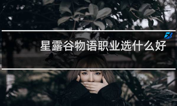 星露谷物语职业选什么好