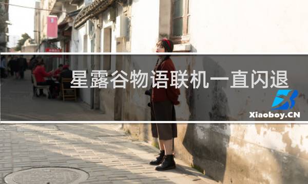 星露谷物语联机一直闪退