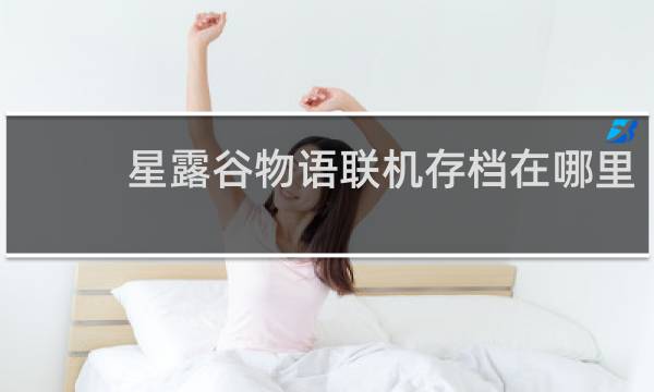 星露谷物语联机存档在哪里