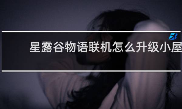 星露谷物语联机怎么升级小屋