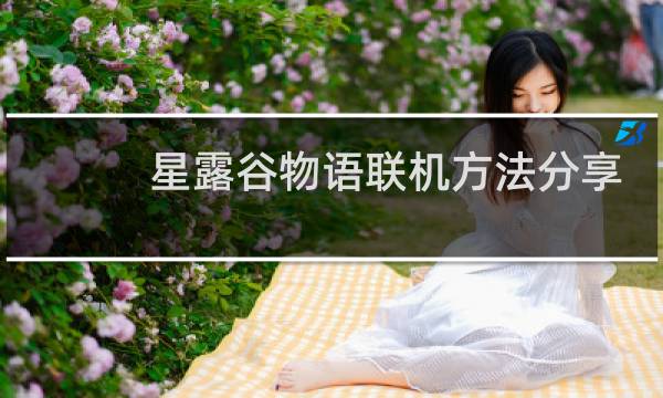 星露谷物语联机方法分享