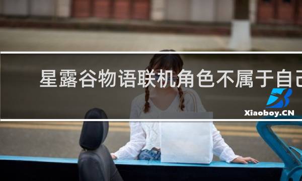 星露谷物语联机角色不属于自己