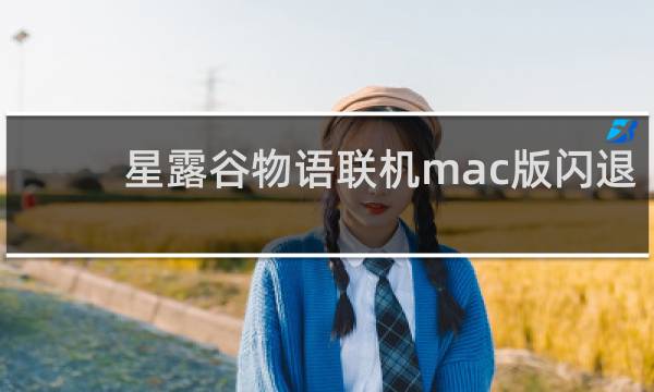 星露谷物语联机mac版闪退